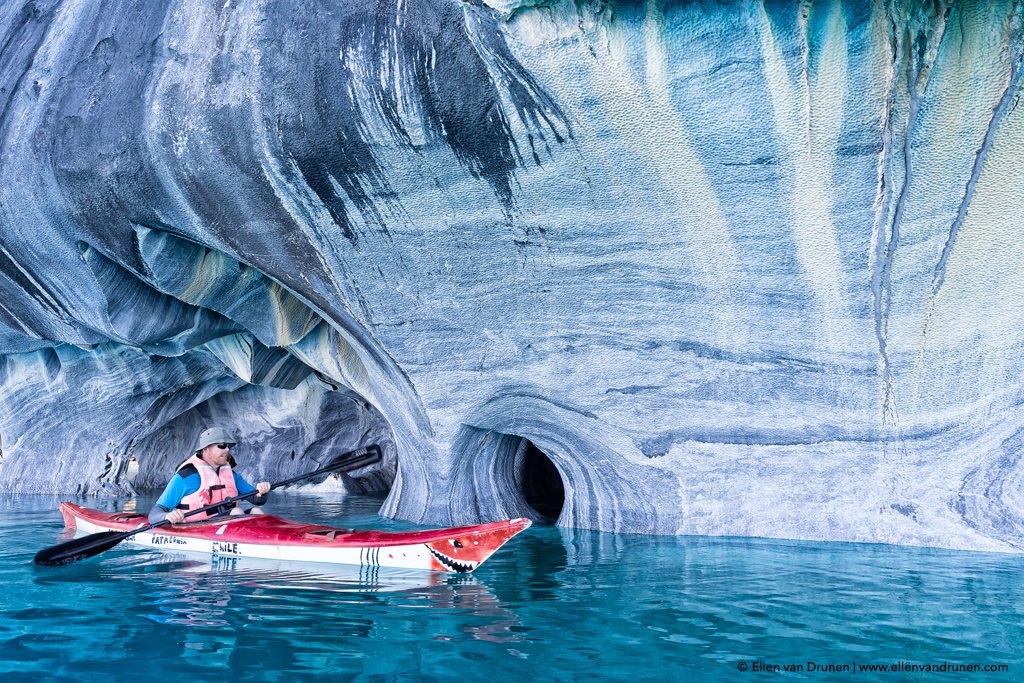 Canoe trip to the Cuevas de Marmol