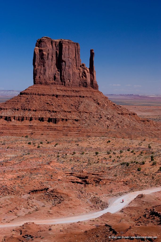 Cycling in Monument Valley