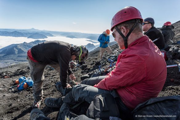 Climbing Volcan Villarrica