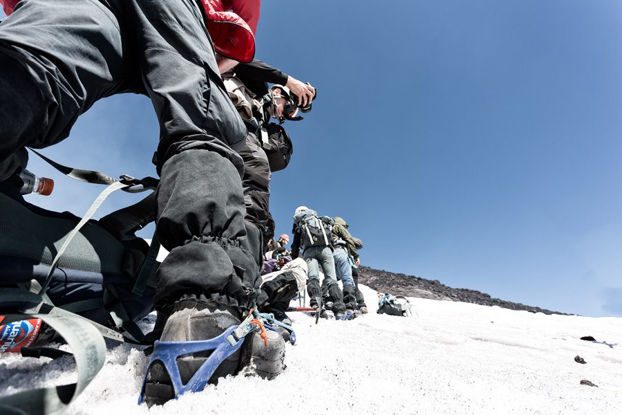 Climbing Volcan Villarrica