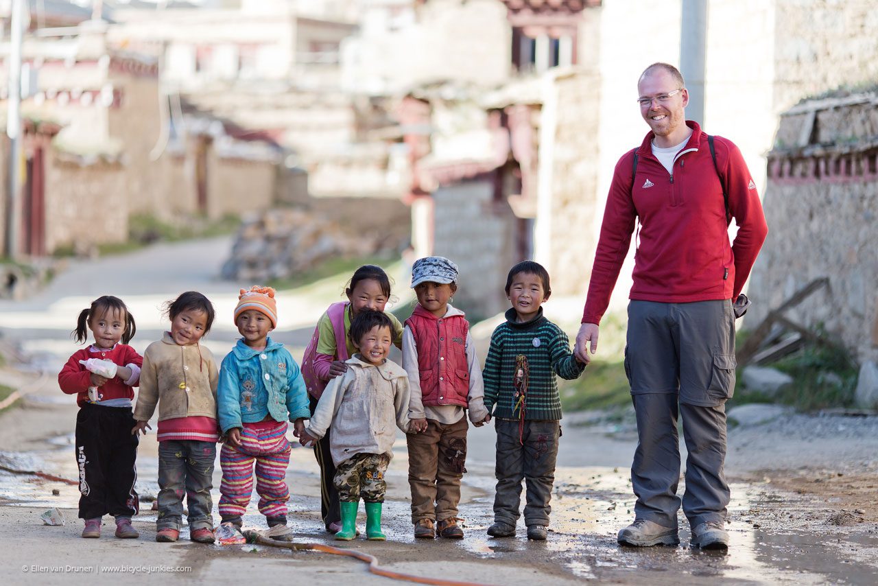 Cycling in Sichuan China