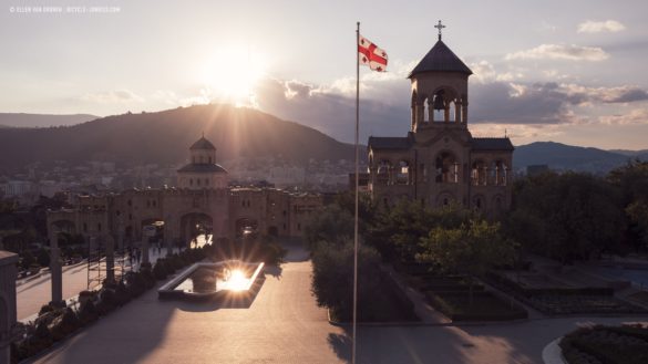 Sunset over Tblisi