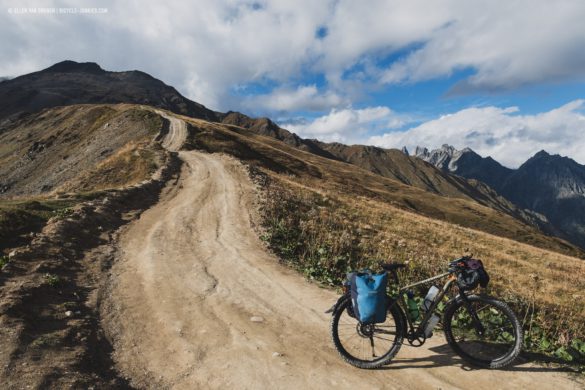 Cycling in Svaneti, Georgia