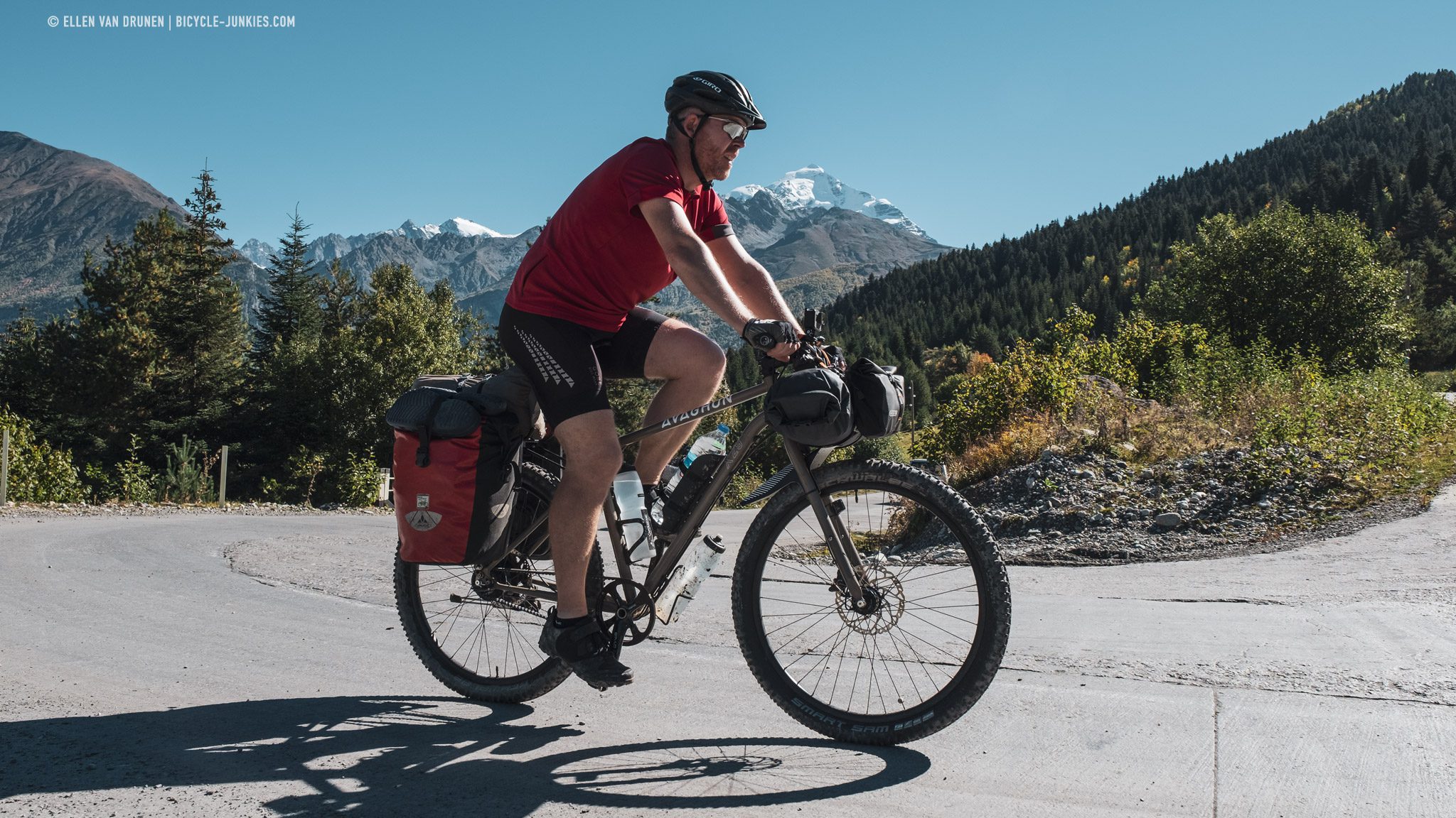 Cycling to Ushguli