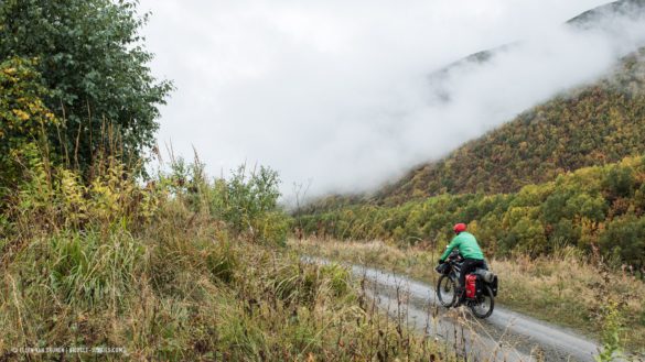 Downhill towards Lentekhi
