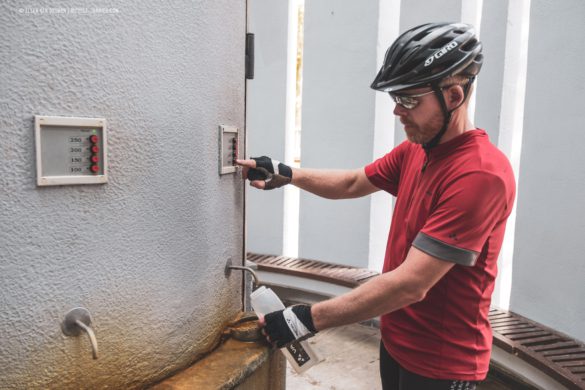 Tapping mineral water in Old Sairme