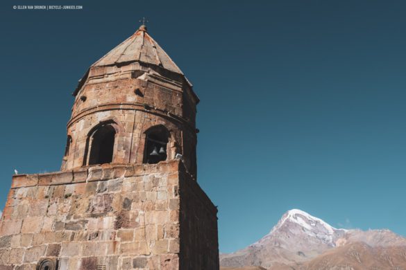Gergeti Churck and Mount Kazbek