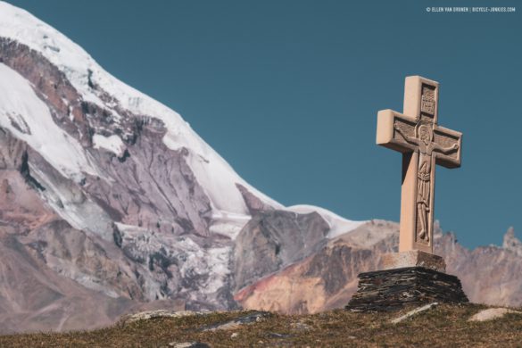 Gergeti Churck and Mount Kazbek