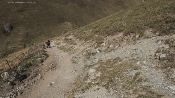 Bikepacking Chaukhi pass in Georgia