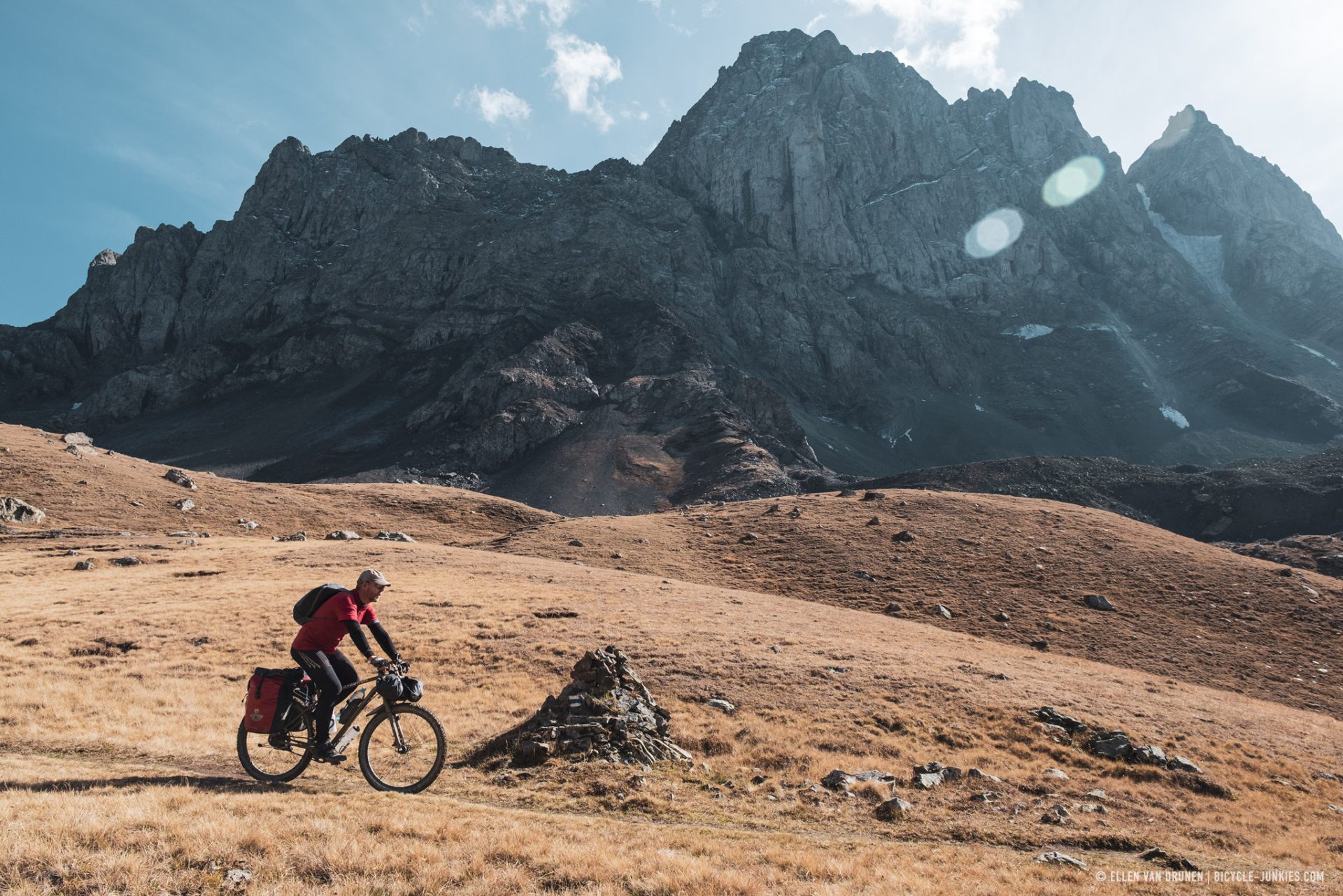 Bikepacking the Chaukhi pass in Georgia