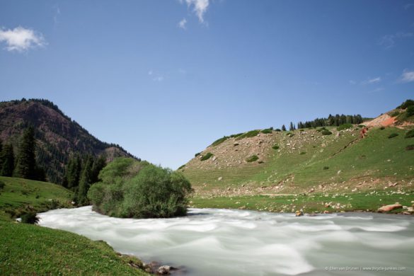 Cycling in Kyrgyzstan