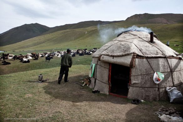 Cycling in Kyrgyzstan