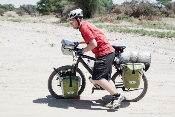 Cycling in Namibia