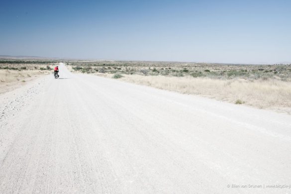 Cycling in Namibia