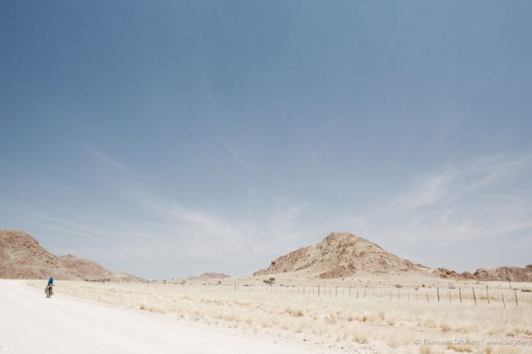 Cycling in Namibia