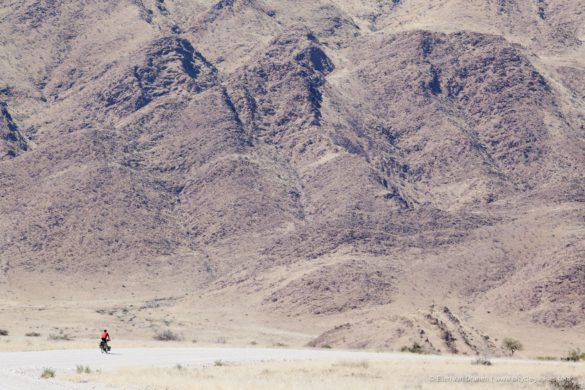 Cycling in Namibia