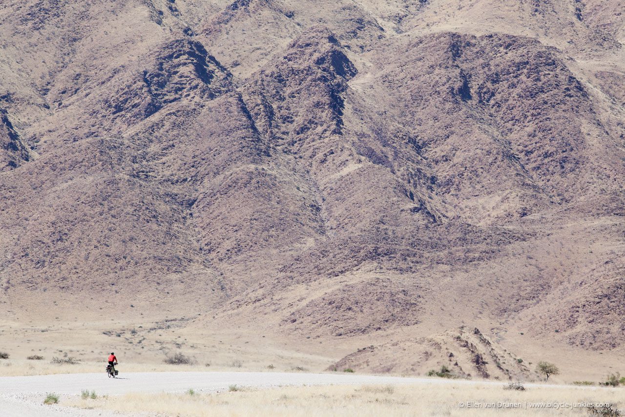 Cycling in Namibia