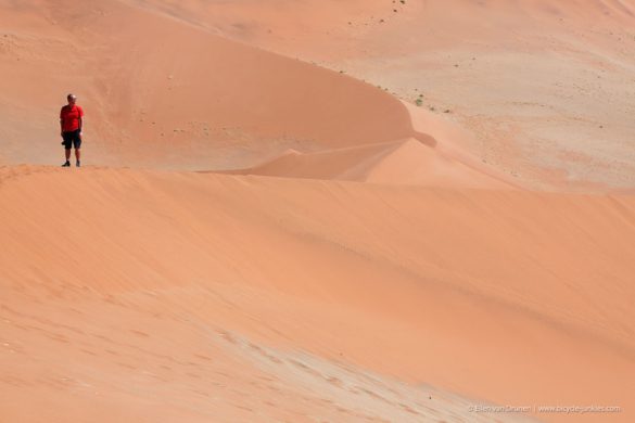 Cycling in Namibia