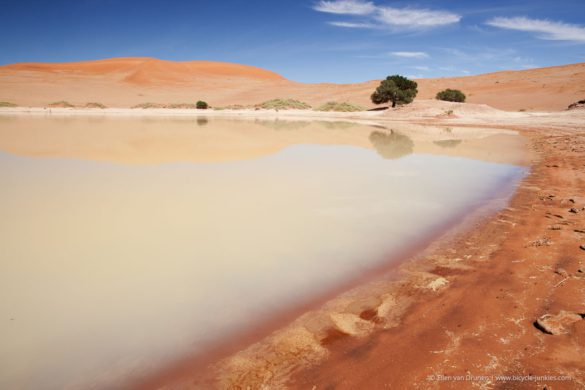 Cycling in Namibia