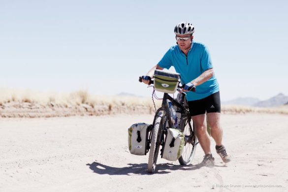 Cycling in Namibia