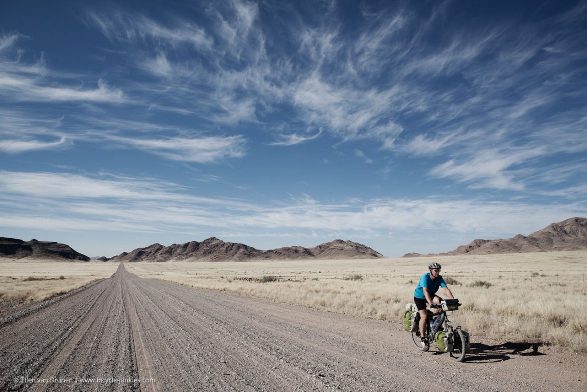 Cycling in Namibia