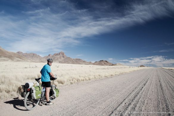 Cycling in Namibia