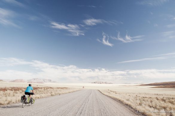 Cycling in Namibia