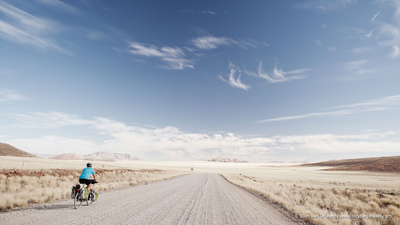 Cycling in Namibia