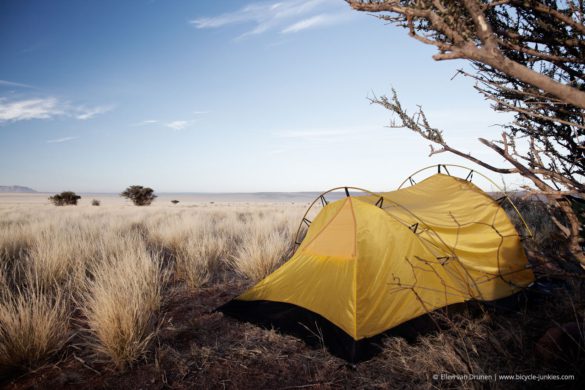 Cycling in Namibia