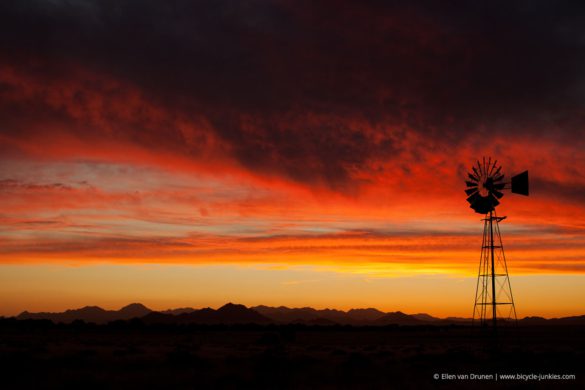 Cycling in Namibia