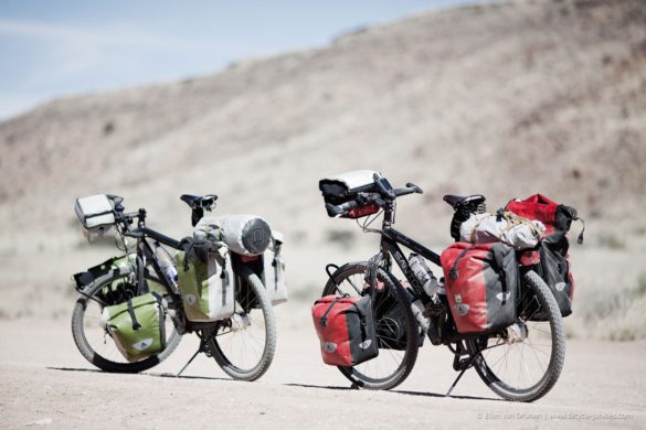 Cycling in Namibia