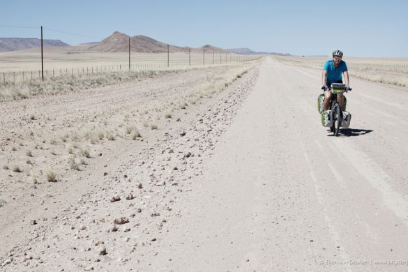 Cycling in Namibia