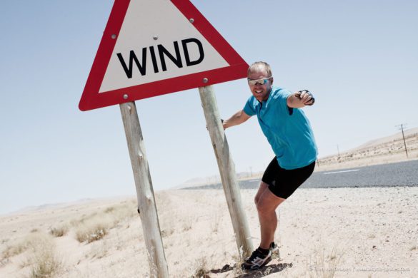 Cycling in Namibia