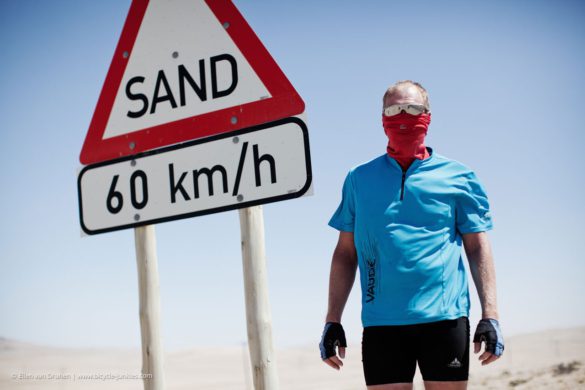 Cycling in Namibia