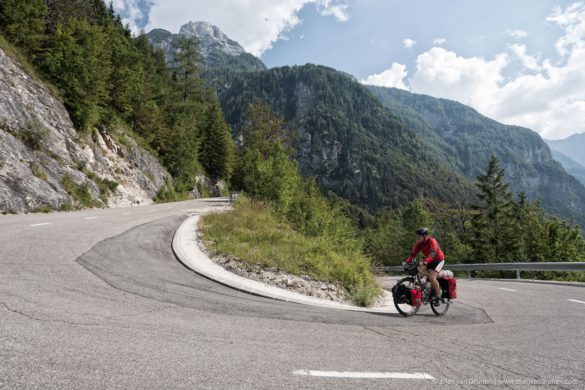 Cycling in Slovia Triglav National Park on an Avaghon X29